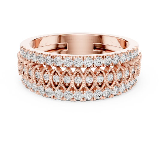 Full Round Royal Style Diamond Ring SB-9-61