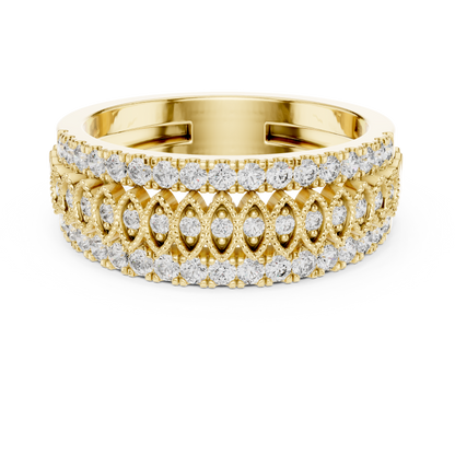 Full Round Royal Style Diamond Ring SB-9-61