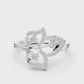3 Leaf Lotus Diamond Ring SB-9-65