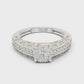 Waves Style Royal Diamond Engagement Ring SB-9-72