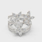 3 Layer Flowers Diamond Ring - SB-9-6