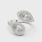 Dual Diamond Clip Ring - SB-9-2