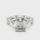 Square Diamond Sparkle Ring - SB-9-16