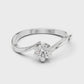 Aesthetic Curvy Engagement Diamond Rind - SB-9-58