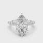 Large Leaf Diamond Ring - SB-9-8
