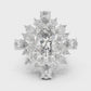 Royal Multi Leaf Shape Diamond Ring - SB-9-25